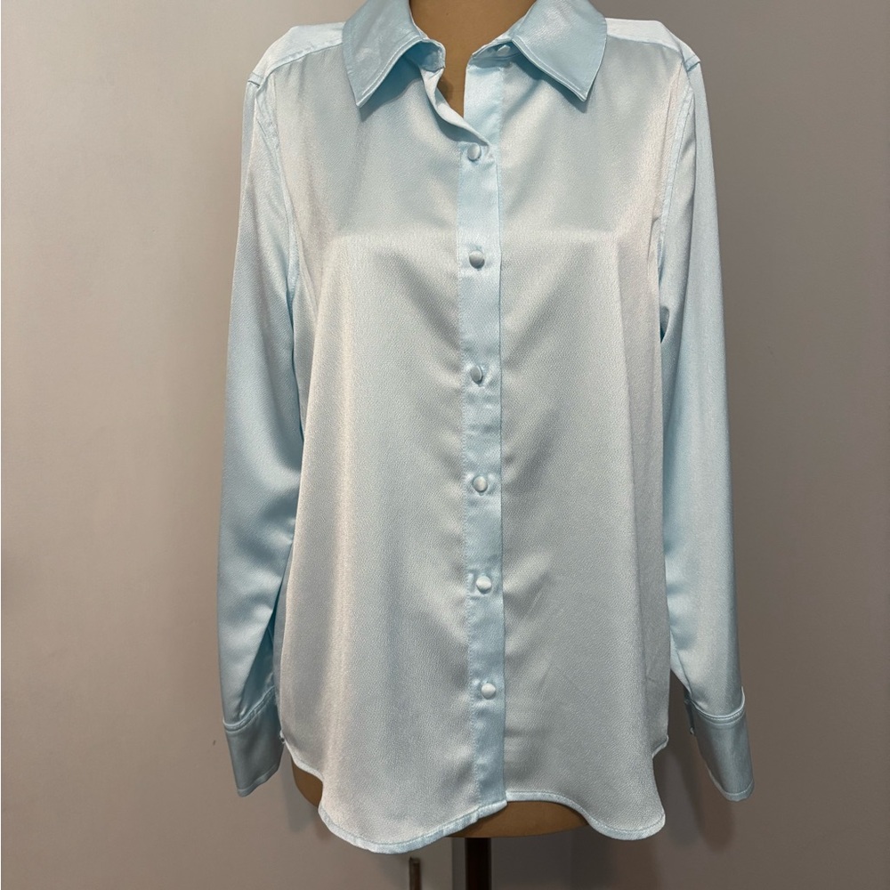 Vince Camuto Beautiful Sea Breeze collar Button Down women’s Shirt